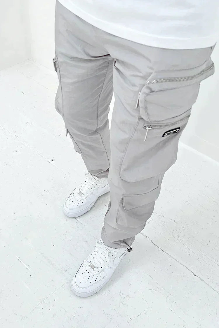 ELIO – Textured Cropped Cargo Pants
