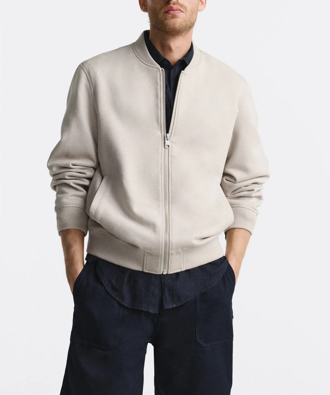 LIAM – Men’s Zip-Up Bomber Jacket