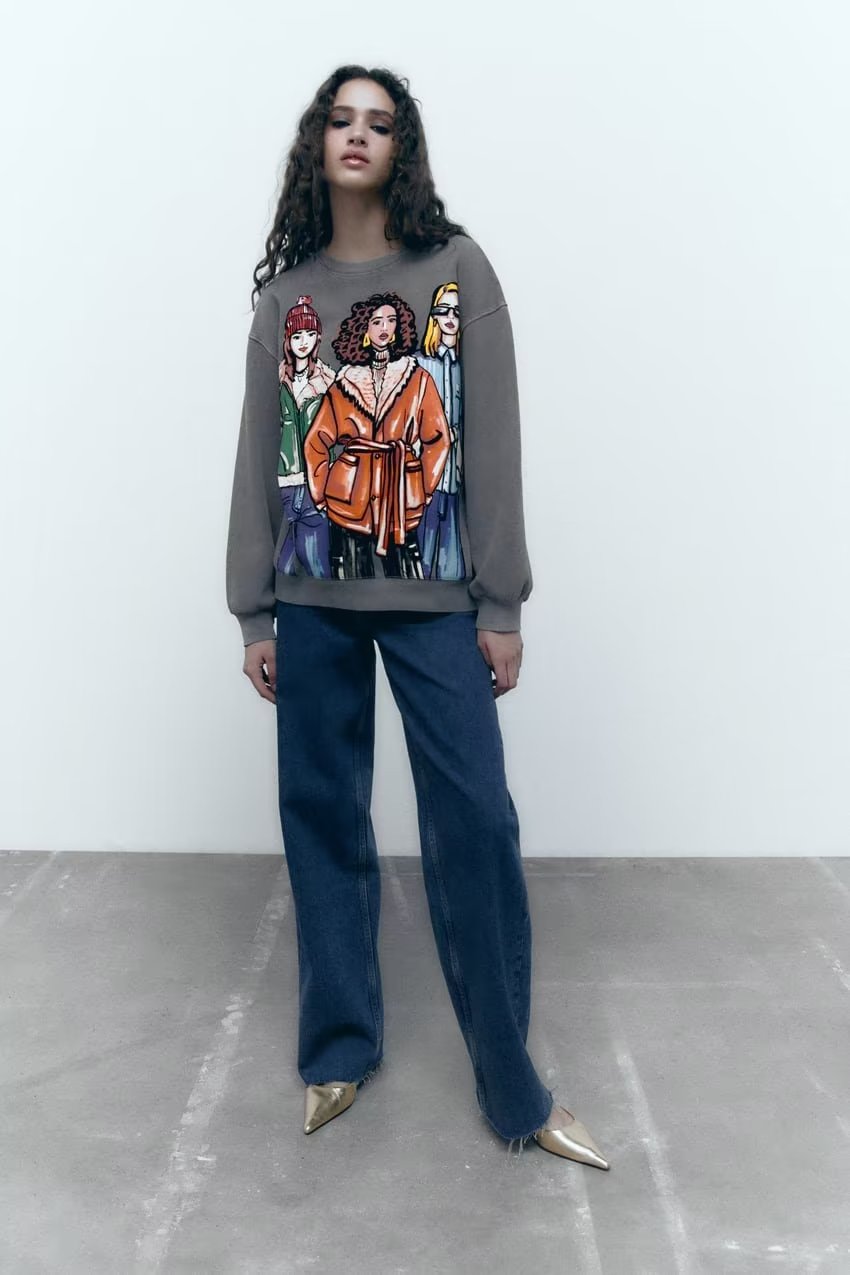 REDNI - Artistic Crewneck Lounge Sweatshirt