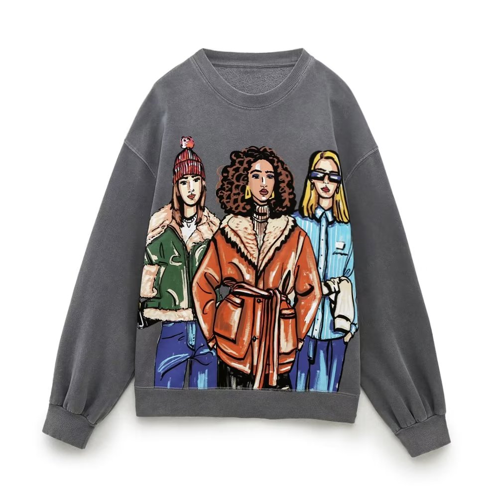 REDNI - Artistic Crewneck Lounge Sweatshirt