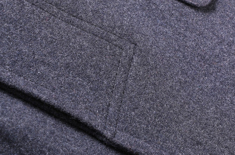 CADE – Men's Long Wool Coat