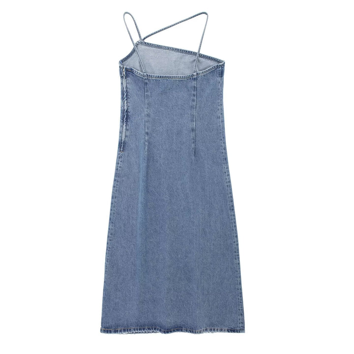 RIYA - Asymmetrical Denim Dress