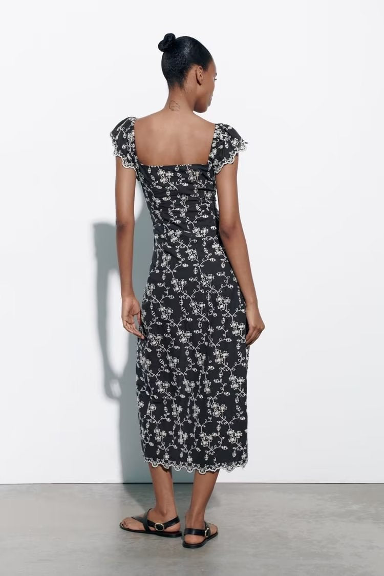 RHYLE – Floral Print Midi Dress