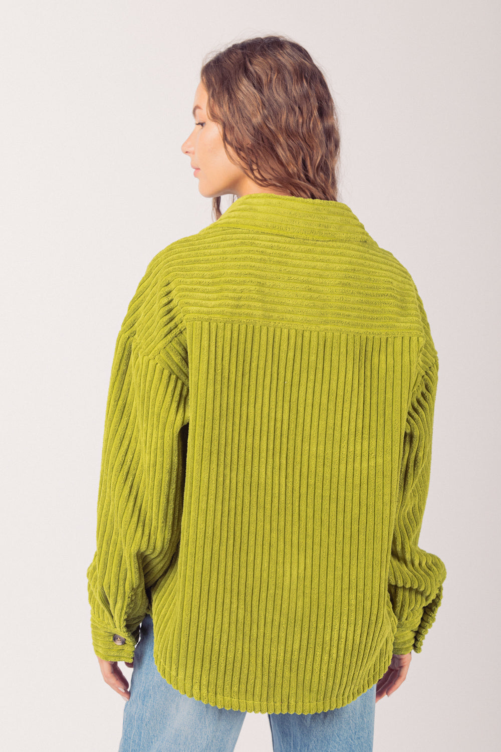 JUNE – Women's Corduroy Button-Up Jacket