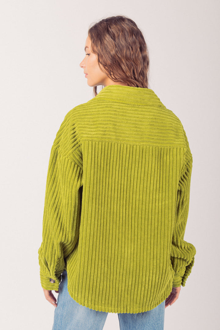 JUNE – Women's Corduroy Button-Up Jacket