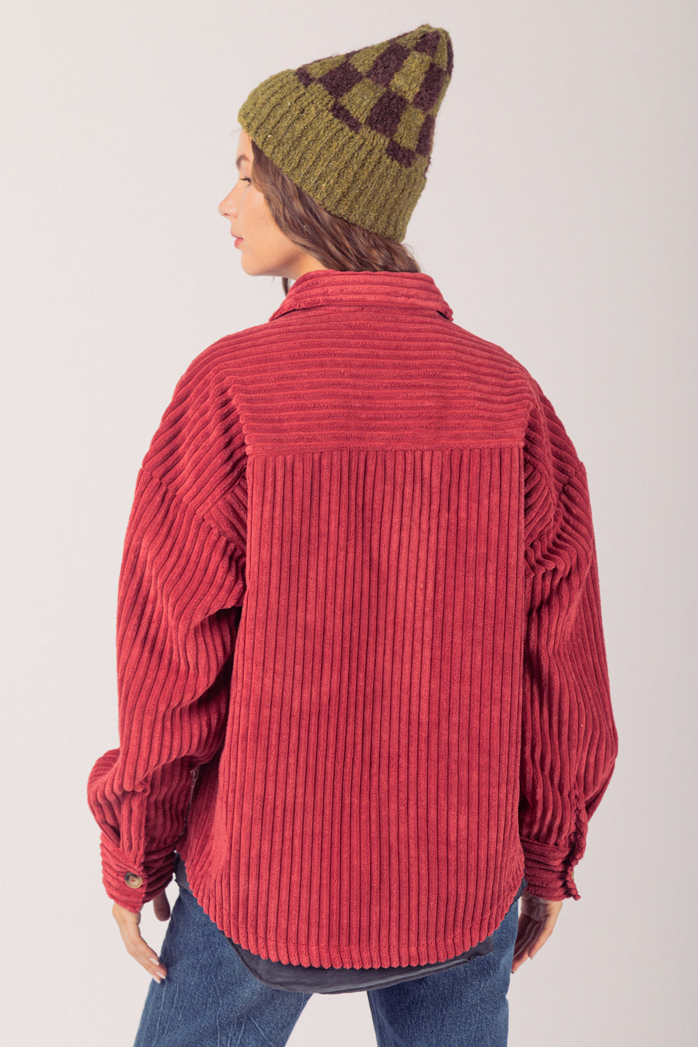 JUNE – Women's Corduroy Button-Up Jacket