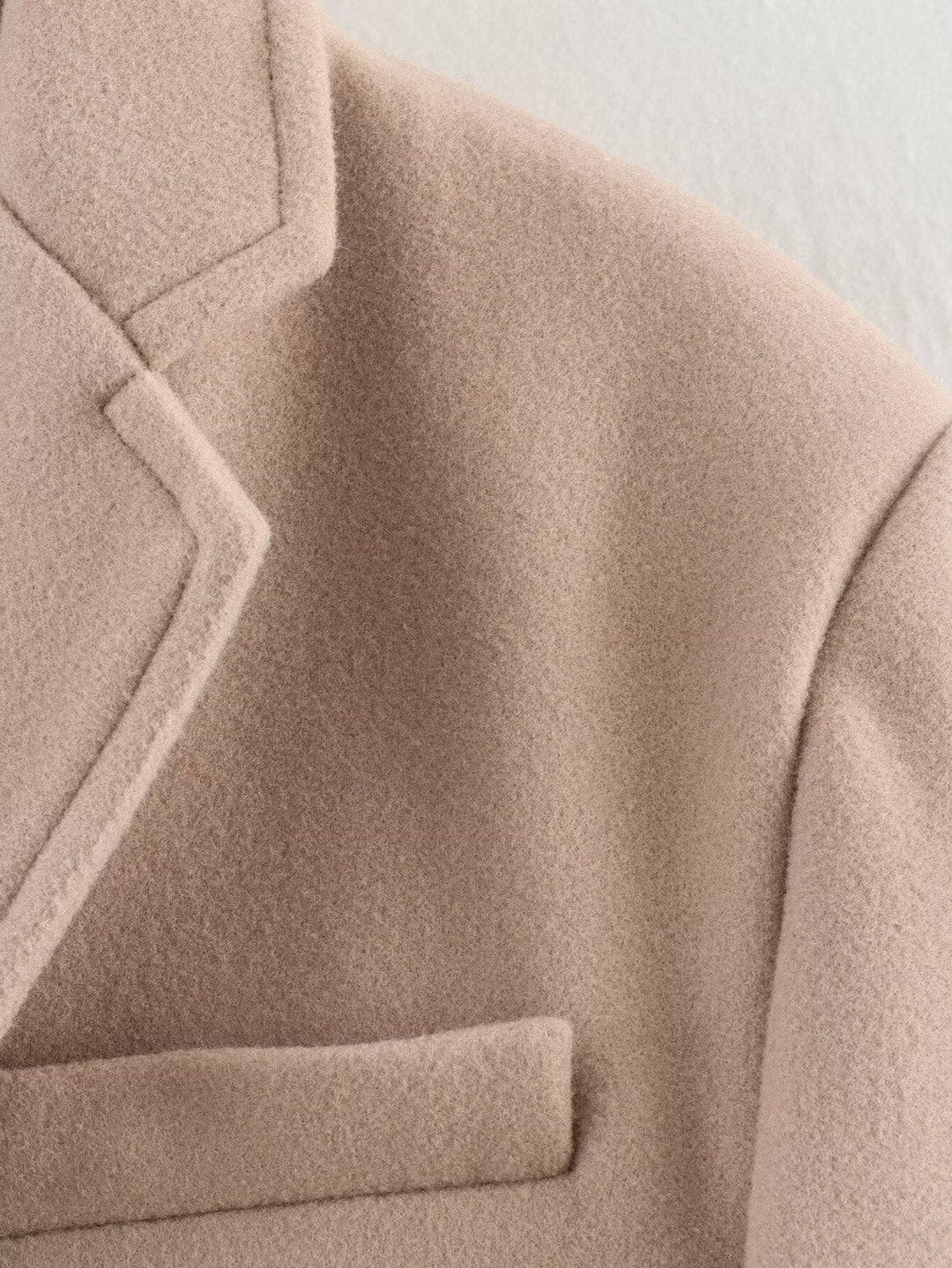 MARCIA - Women's Longline Wool-Blend Coat