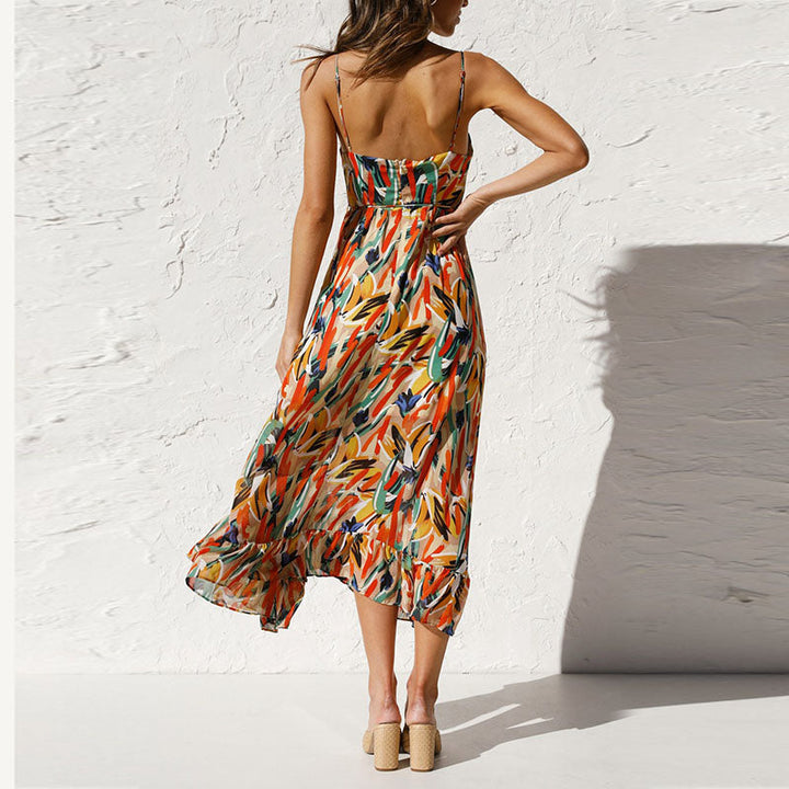 MYLEE – Boho Printed Midi Dress