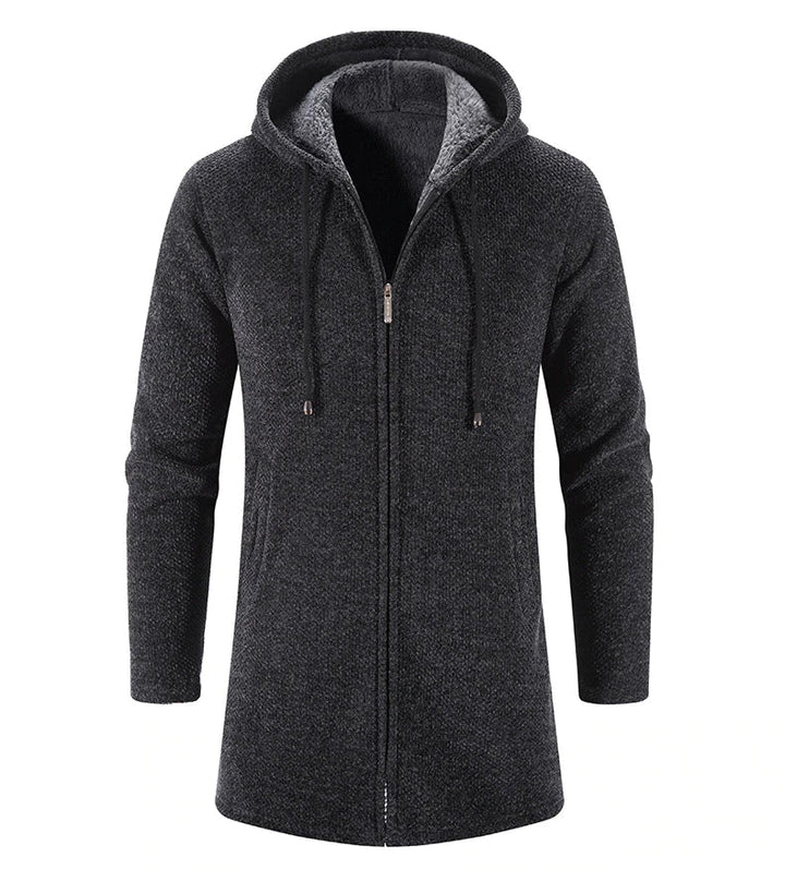 PERCIVAL - Men’s Longline Hooded Knit Cardigan