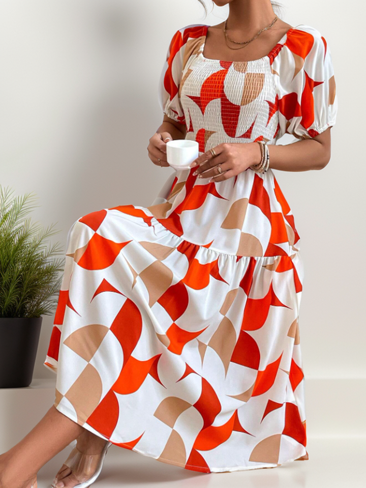 LIORA – Off-Shoulder Midi Dress