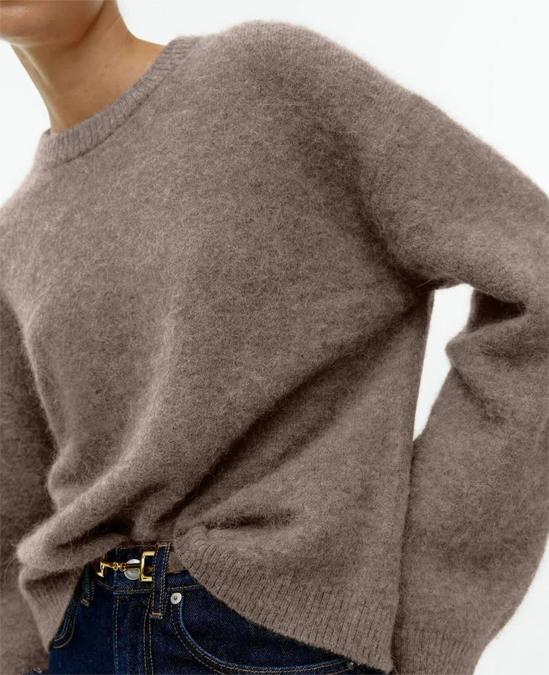 AOIL - Women’s Oversized Soft Knit Sweater