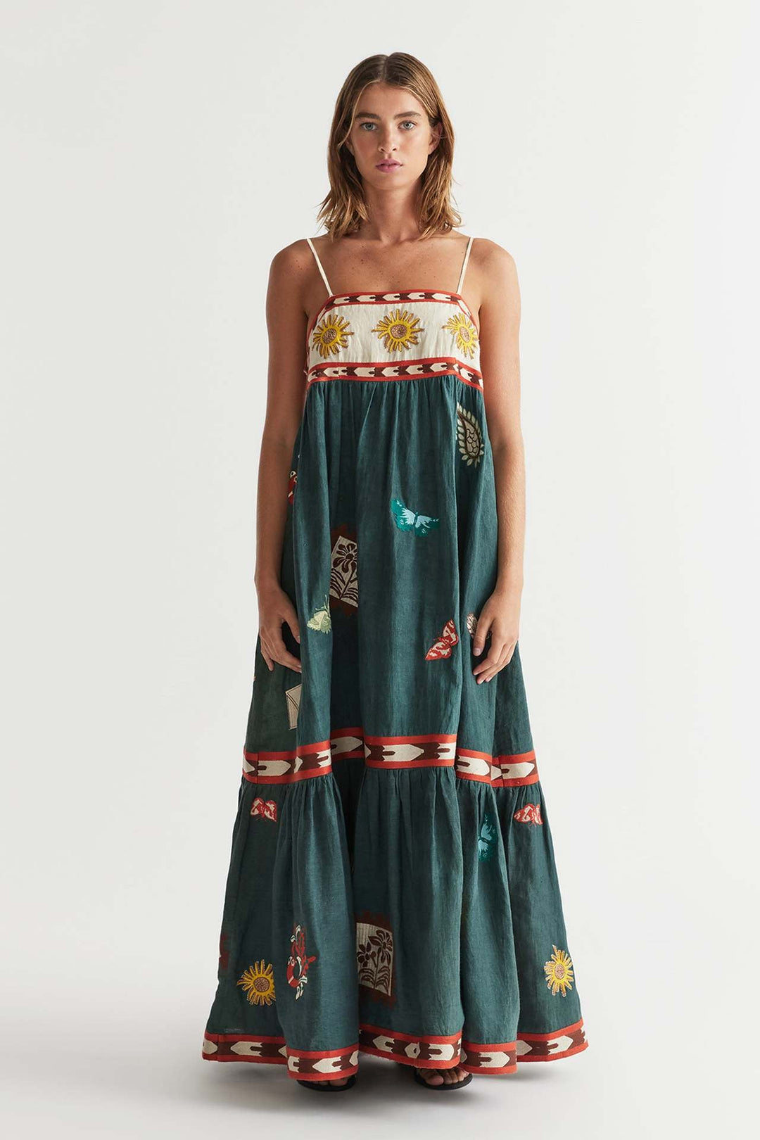 LIVIA – Boho Floral Maxi Dress