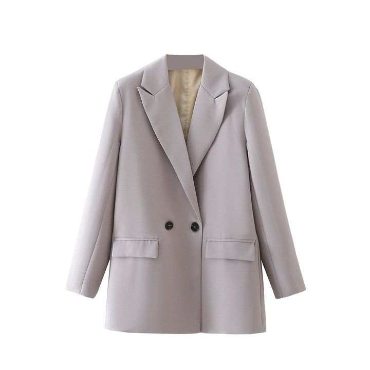 TRAF - Women's Longline Blazer with Slim Fit