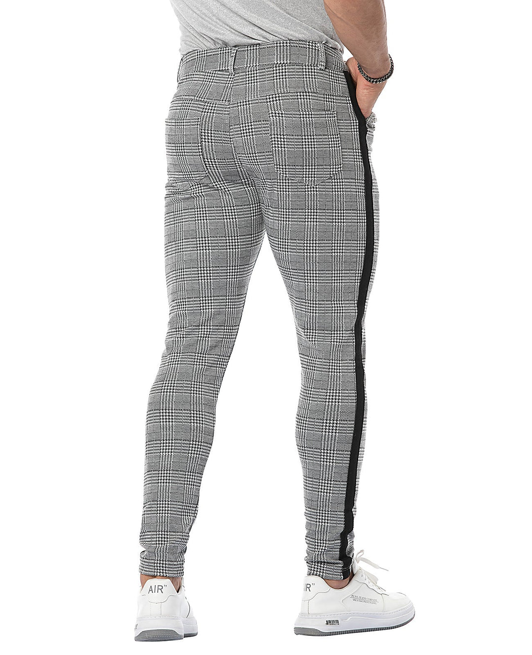 RILEY – Men’s Skinny Fit Check Chinos