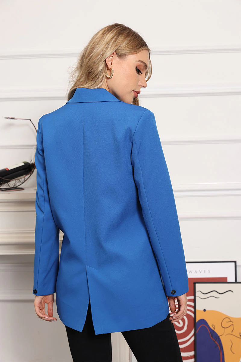 TRAF - Women's Longline Blazer with Slim Fit
