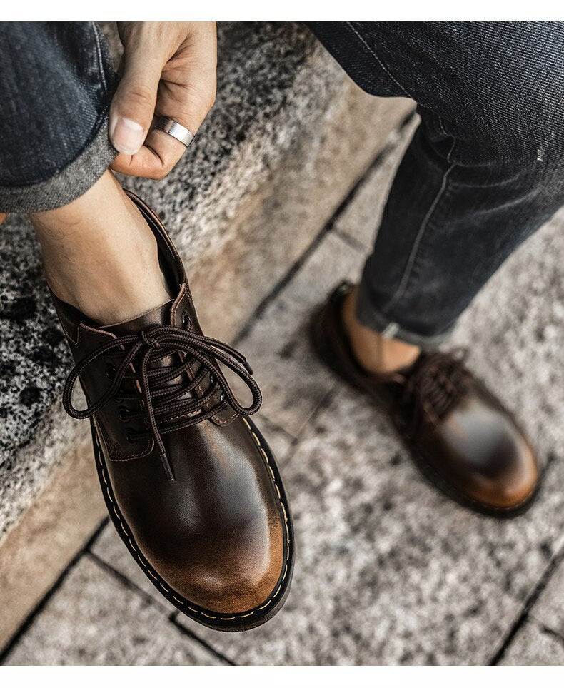 DR.MARVINN – Handmade Italian Leather Oxford Shoes