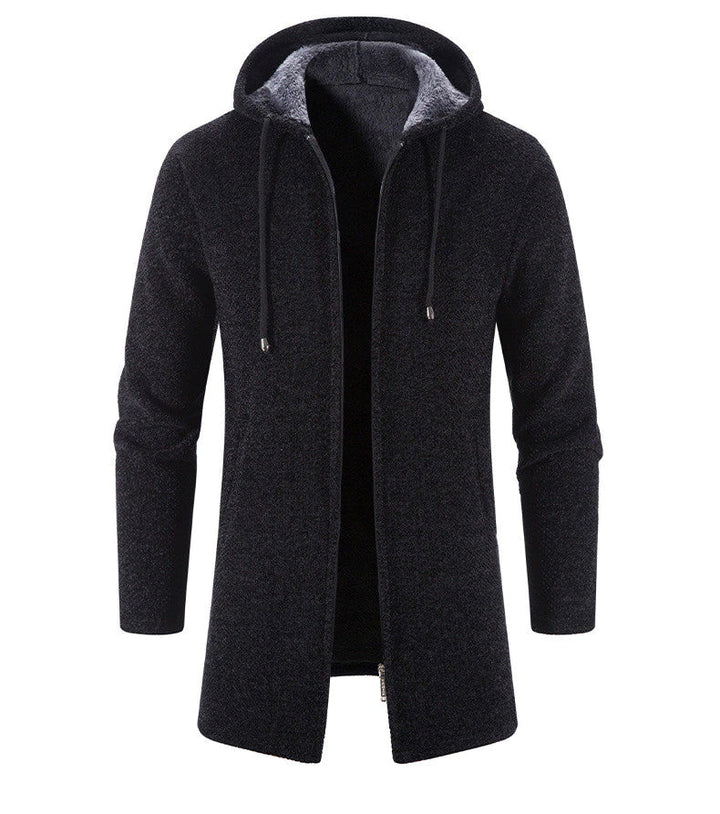 PERCIVAL - Men’s Longline Hooded Knit Cardigan
