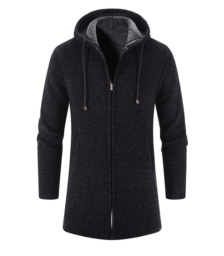 PERCIVAL - Men’s Longline Hooded Knit Cardigan