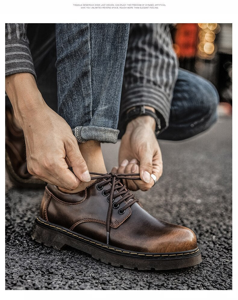 DR.MARVINN – Handmade Italian Leather Oxford Shoes