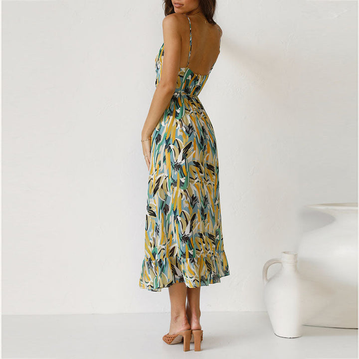 MYLEE – Boho Printed Midi Dress