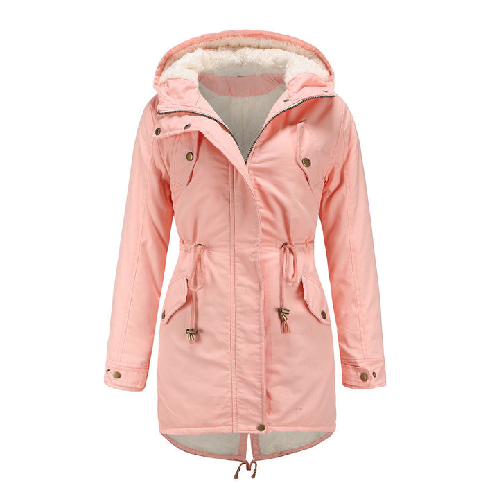 LILAH - Women's Hooded Jacket with Drawstring Waist