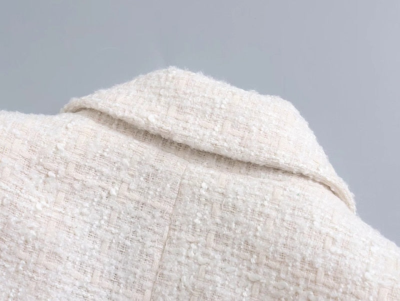 ISALA - Women's Structured Double-Breasted Blazer