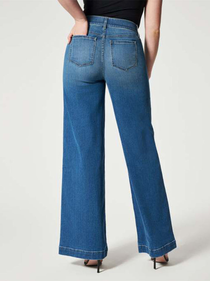 TAYLEE – Wide-Leg Pull-On Stretch Jeans
