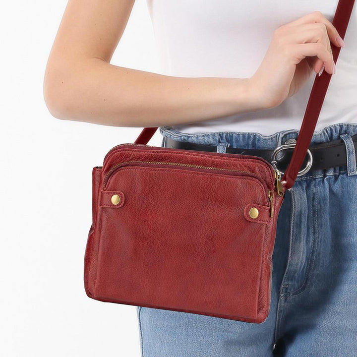 MEENA - Leather Ladies Shoulder Bag