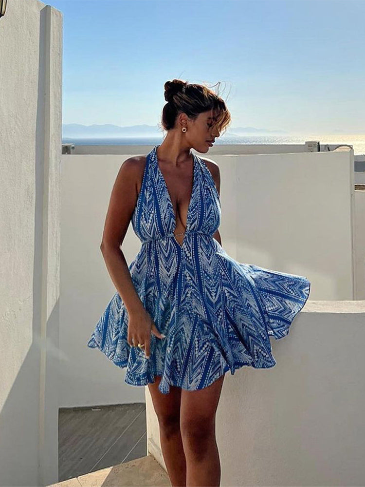 SARI – Halter Mini Dress