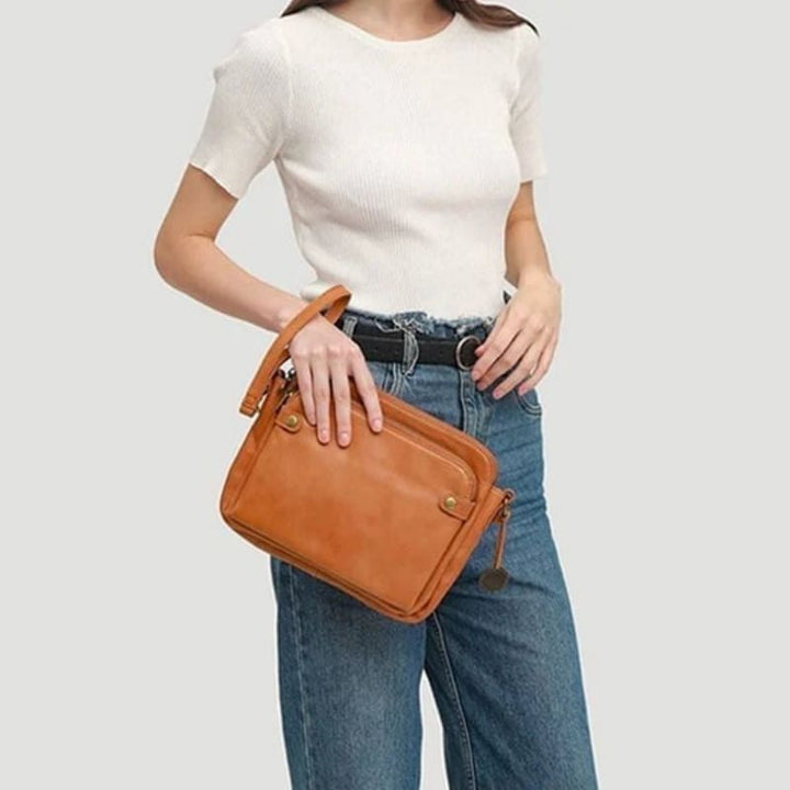 MEENA - Leather Ladies Shoulder Bag