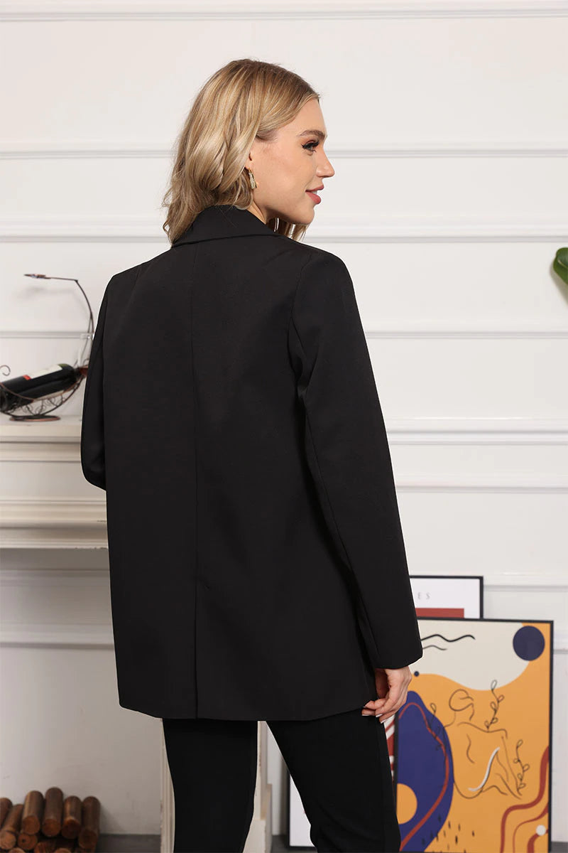 TRAF - Women's Longline Blazer with Slim Fit