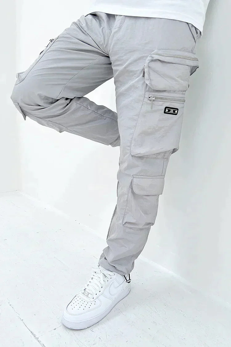 ELIO – Textured Cropped Cargo Pants