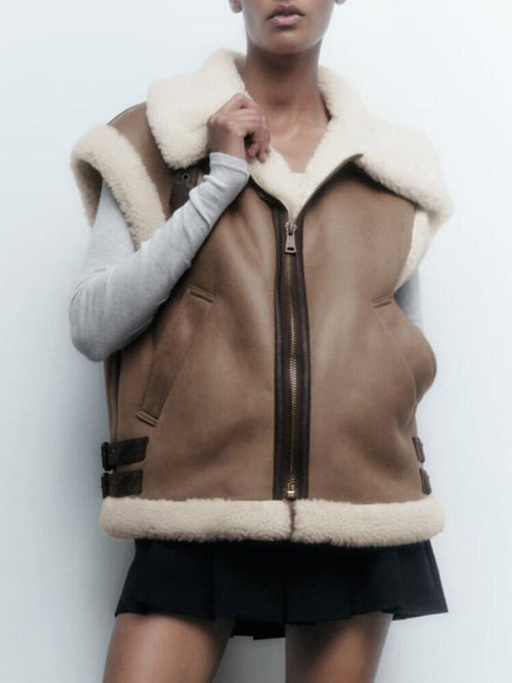 MAEVE – Women’s Teddy-Lined Combi Waistcoat