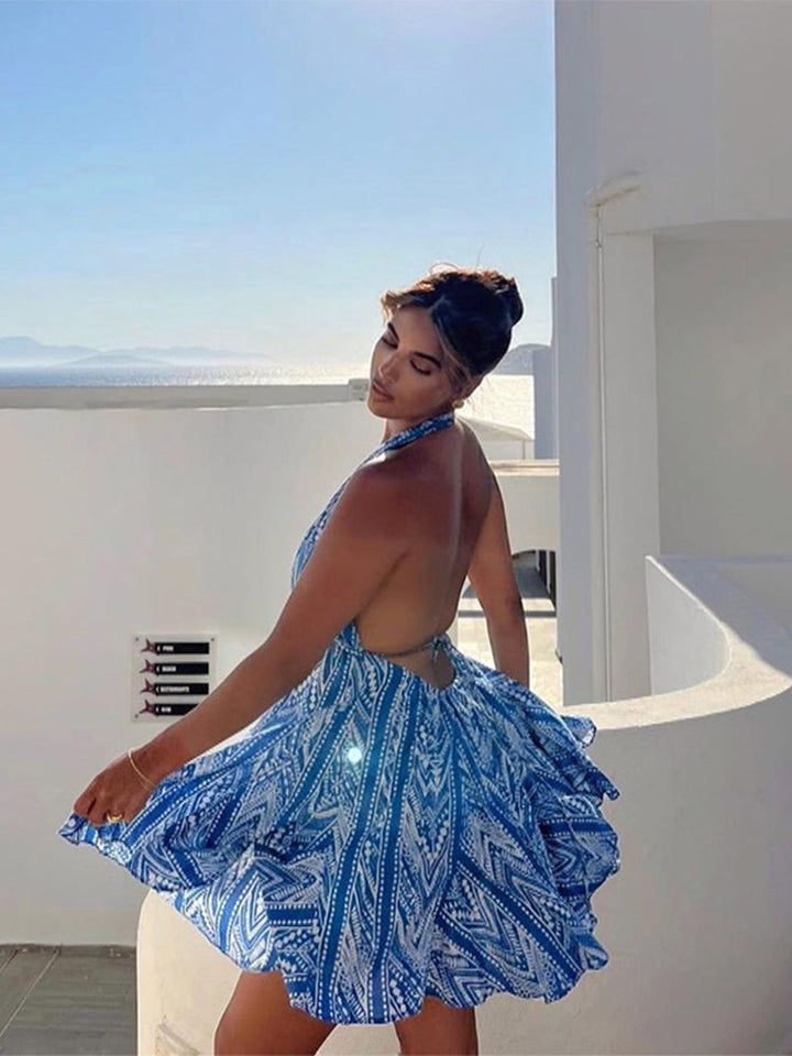 SARI – Halter Mini Dress