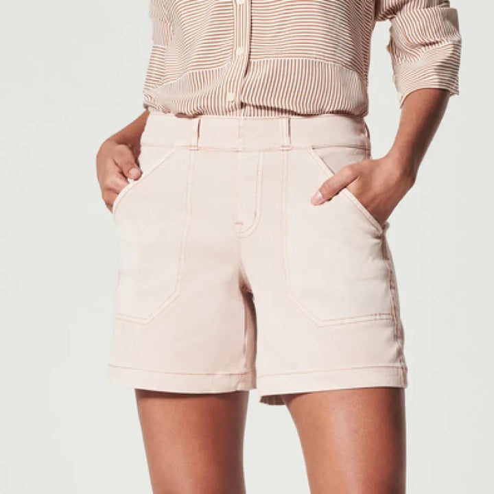 FREDA - Stretch Waist Denim Shorts