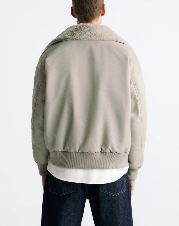 HAYDEN – Sherpa Collar Utility Bomber