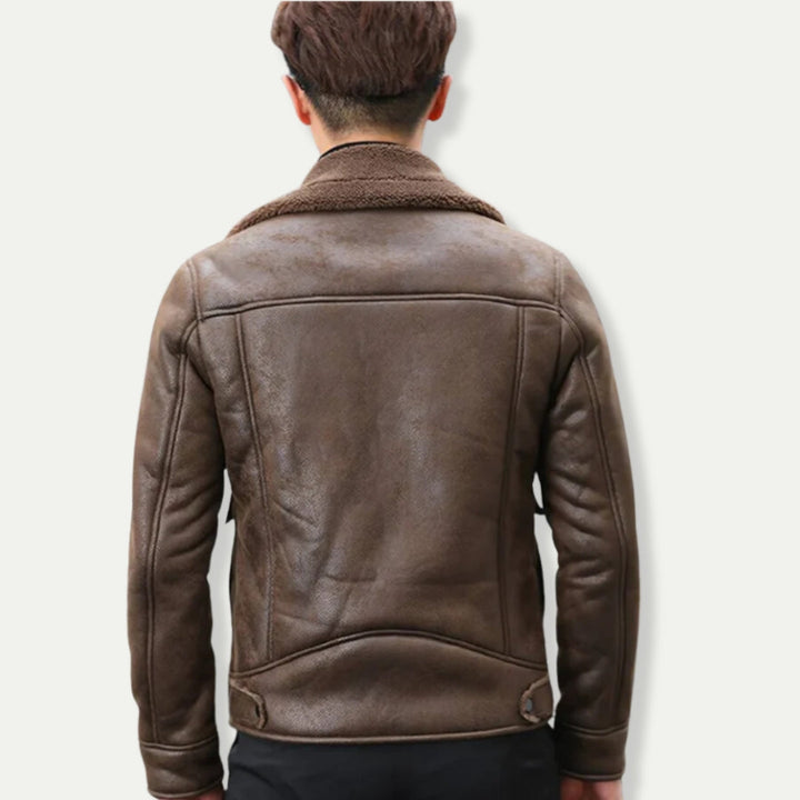 PEREGRINE - Men's Suede Look Biker Jacket