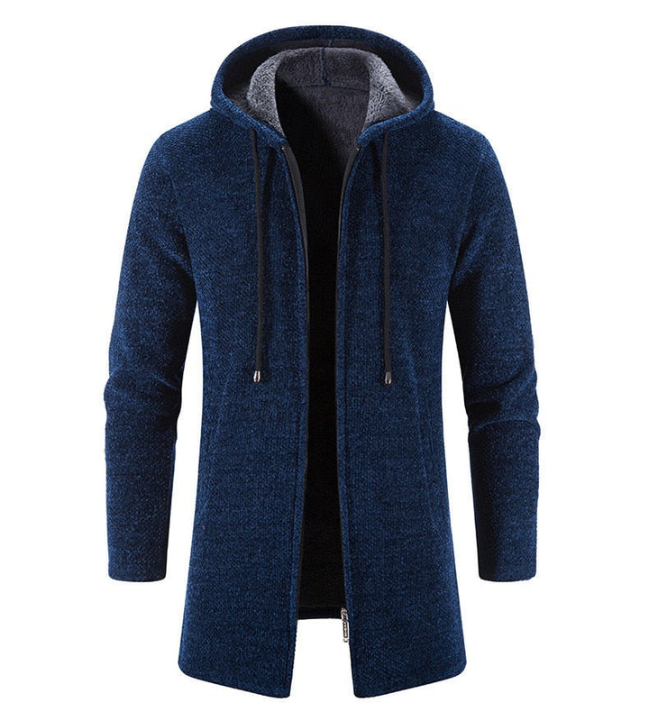 PERCIVAL - Men’s Longline Hooded Knit Cardigan