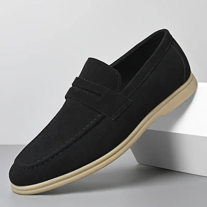 OSWALD - Men's Vegan Suede Strap Loafers