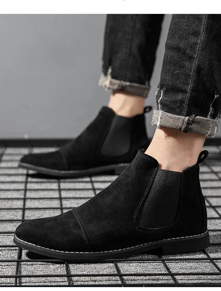 WALTER - Men's Vegan Suede Chelsea Boots