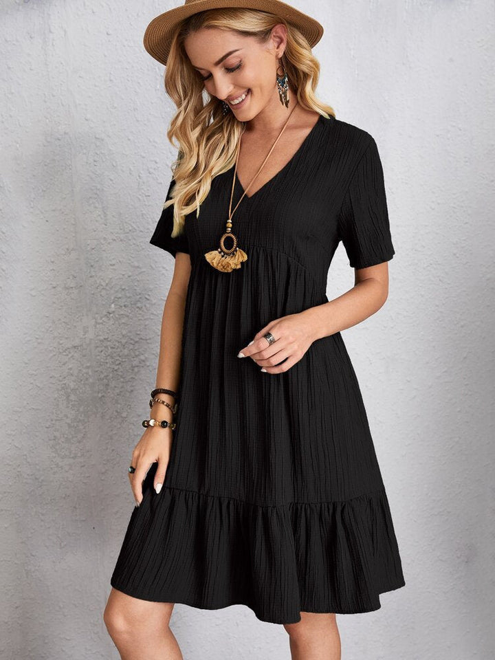 ROZALIA – V-neck midi dress
