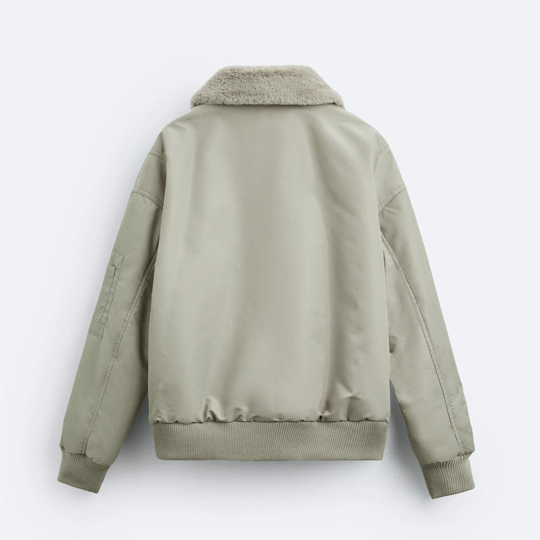 HAYDEN – Sherpa Collar Utility Bomber