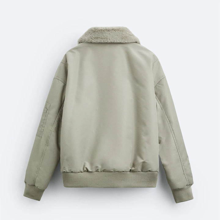 HAYDEN – Sherpa Collar Utility Bomber