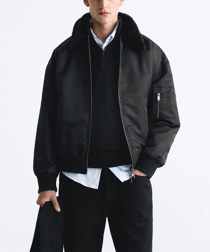 HAYDEN – Sherpa Collar Utility Bomber