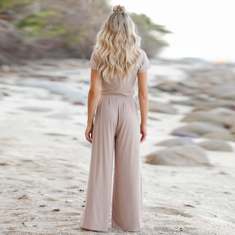 MARITIEM - Women's Two-Piece Loungewear Set with Relaxed Fit