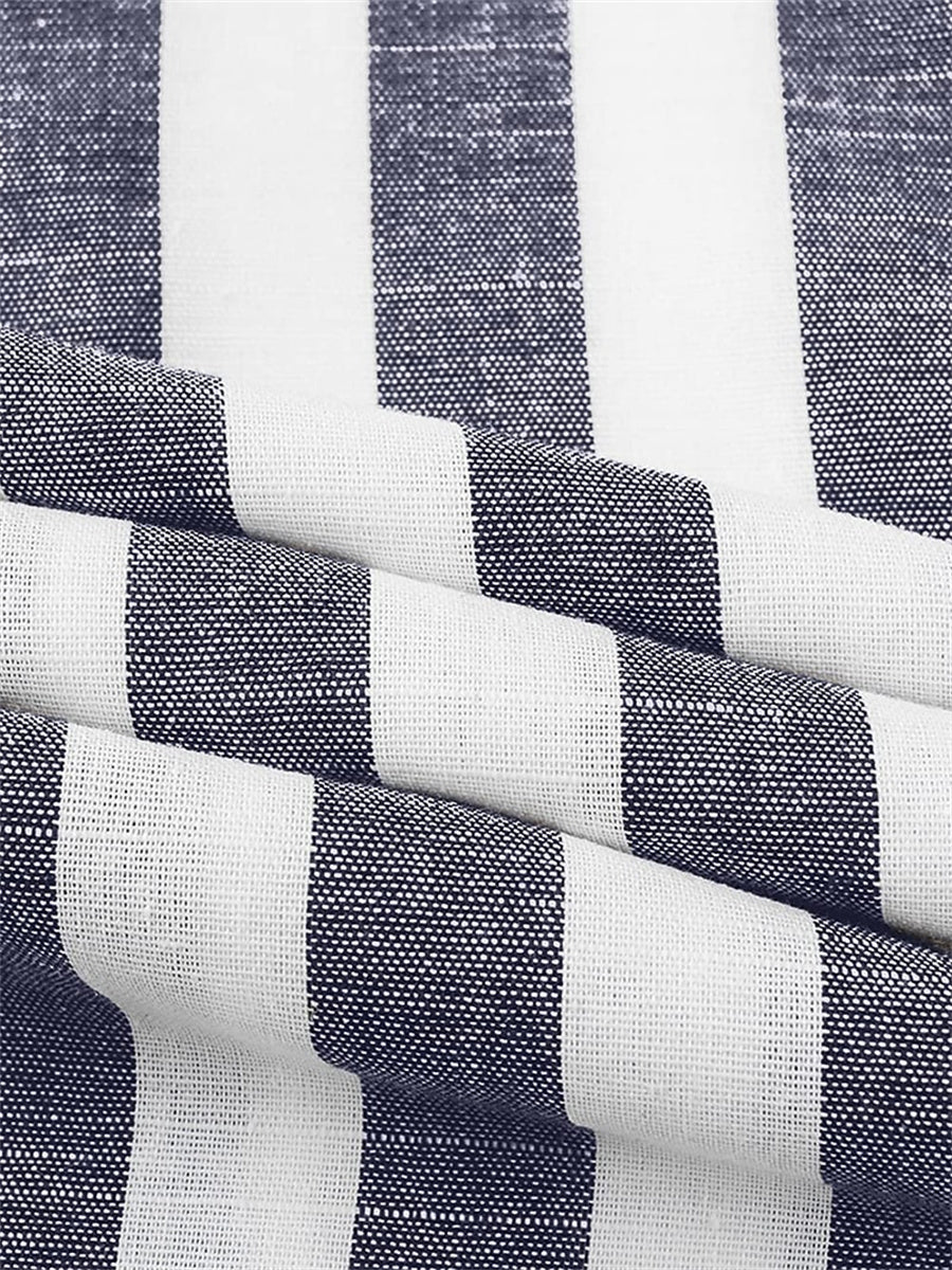 LUCAS – Men’s Lightweight Striped Cotton Shirt