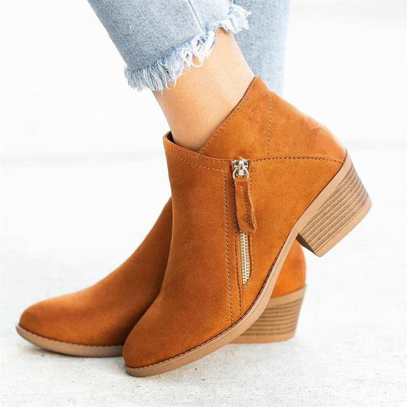 TESSA – Women's Ankle Boots with Sleek Fit