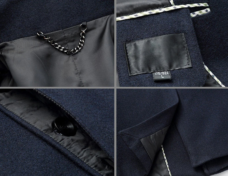 CADE – Men's Long Wool Coat