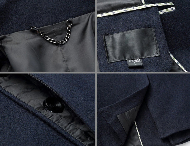 CADE – Men's Long Wool Coat