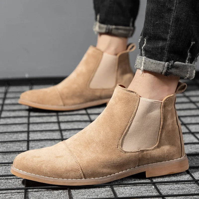 WALTER - Men's Vegan Suede Chelsea Boots